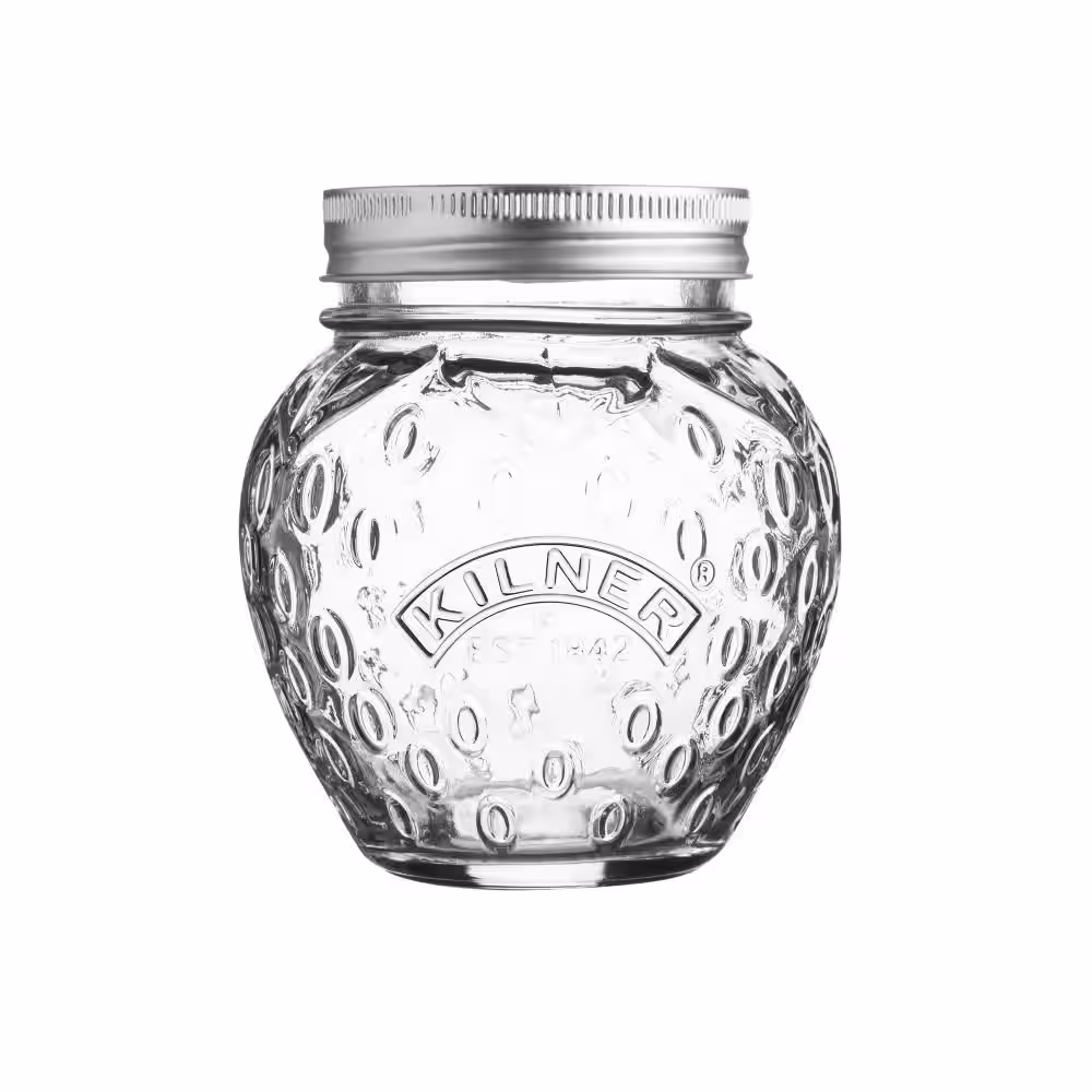 KILNER Canning Glasss Strawberry Jar 13.5 oz. - (Set of 6)