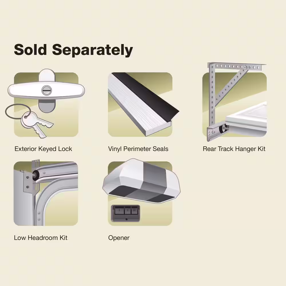 Clopay Gallery Steel 9 ft. x 7 ft. 18.4 R-Value Insulated Solid Slate Finish Garage Door