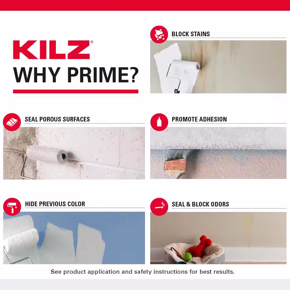 KILZ Original 13 oz. White Oil-Based Interior and Exterior Primer, Sealer, and Stain Blocker Aerosol