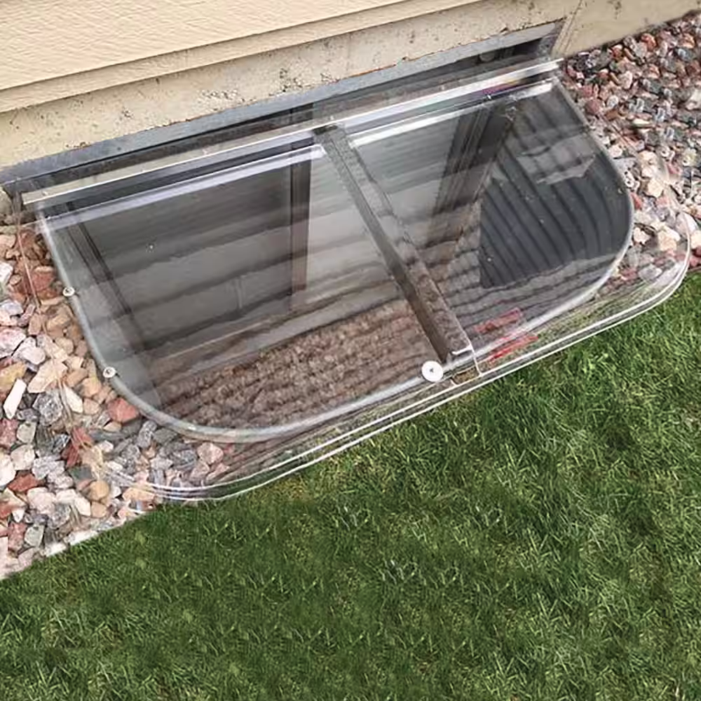 SHAPE PRODUCTS 57 in. W x 26 in. D x 2-1/2 in. H Premium Square Flat Window Well Cover