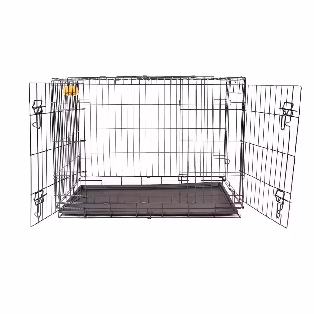 KennelMaster 42 in. x 28 in. x 30 in. Large Wire Dog Crate