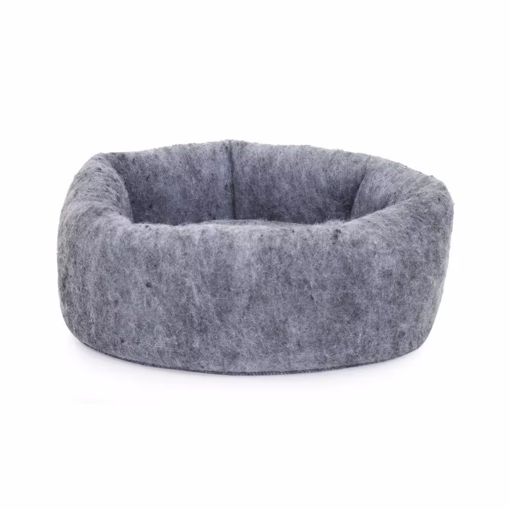 Carolina Pet Company Mysterious Kitty Kup Medium Charcoal Bed