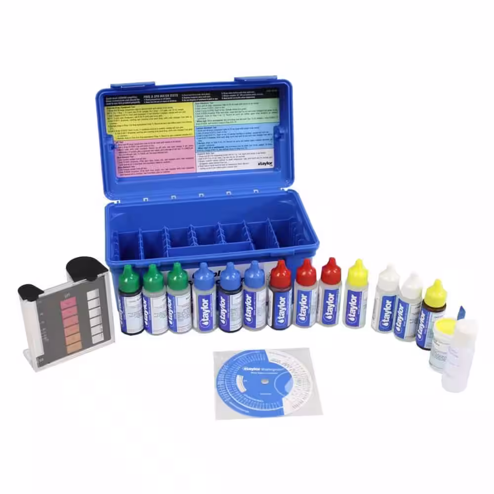 Taylor Complete Swimming Pool/Test Kit, FAS-DPD Maintenance (2-Pack)