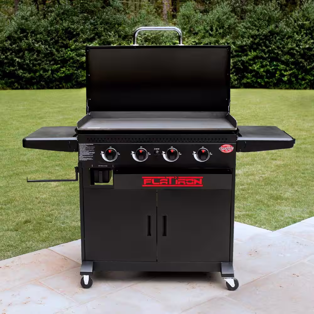 Char-Griller Premium 4-Burner Gas Griddle