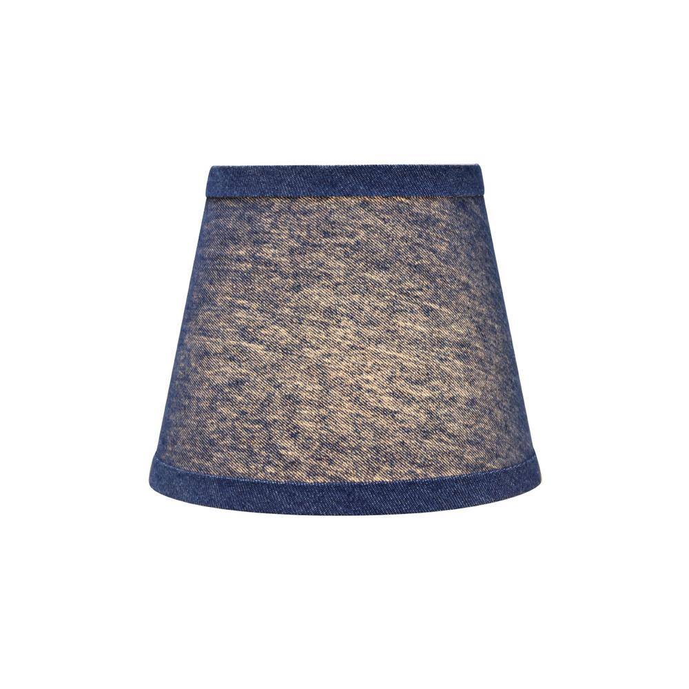 Aspen Creative Corporation 6 in. x 5 in. Washing Blue Hardback Empire Lamp Shade (9-Pack)