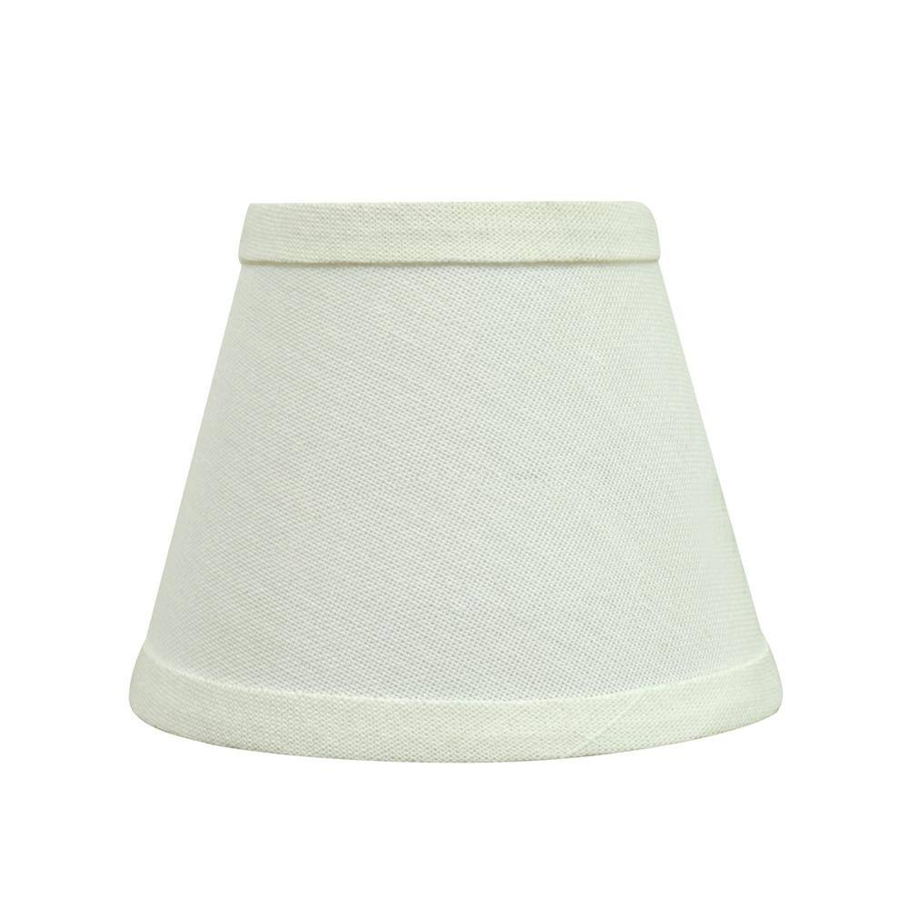 Aspen Creative Corporation 5 in. x 4 in. White Hardback Empire Lamp Shade (2-Pack)