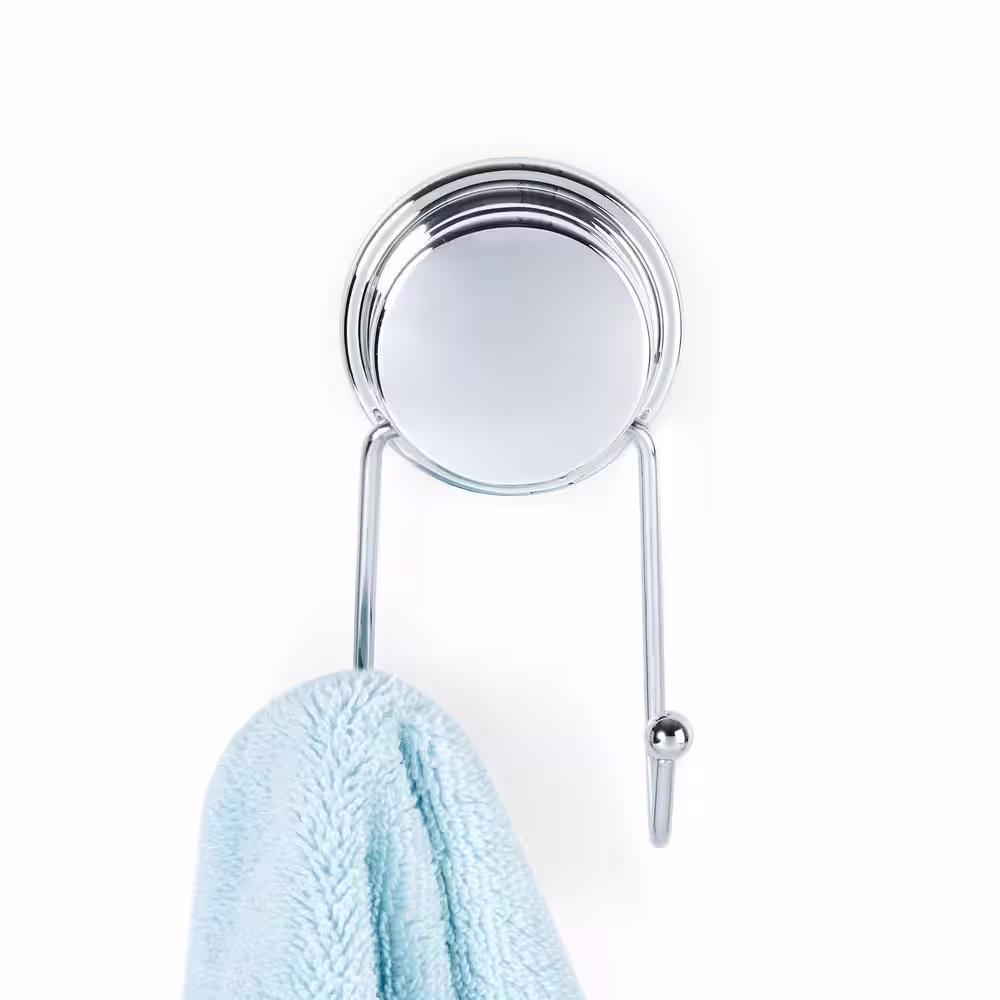 None Stick'N Lock Robe Hook in Chrome