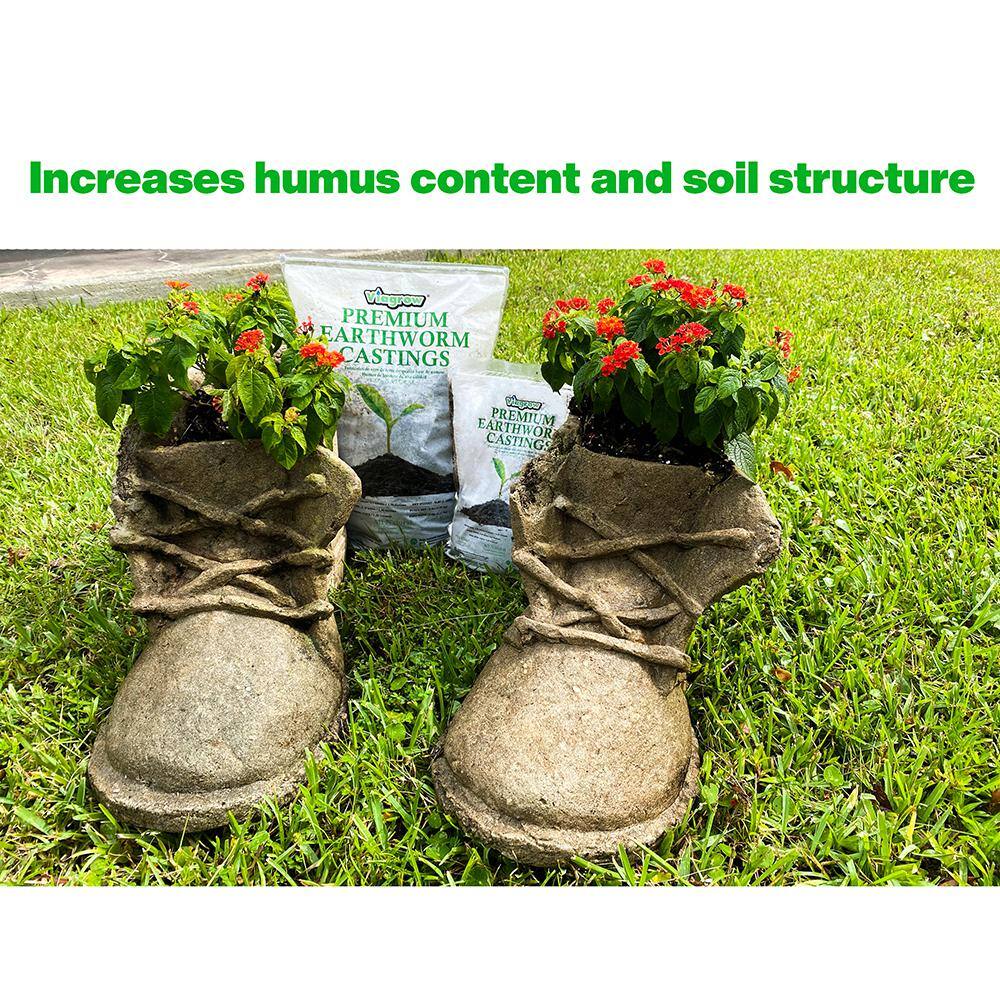 Viagrow 6 lbs. Earthworm Castings (4-Pack)