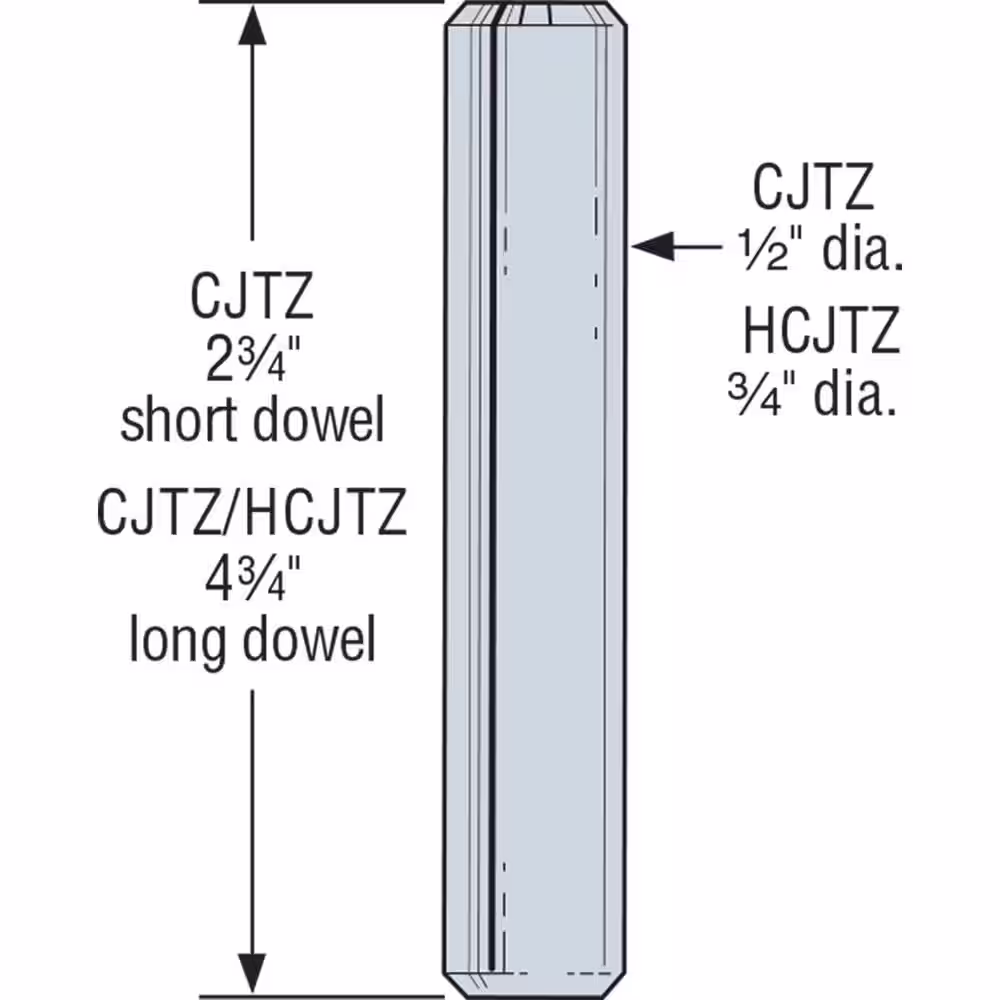 Simpson Strong-Tie 2-Gauge ZMAX Galvanized Concealed Joist Tie with (4) Short Pins