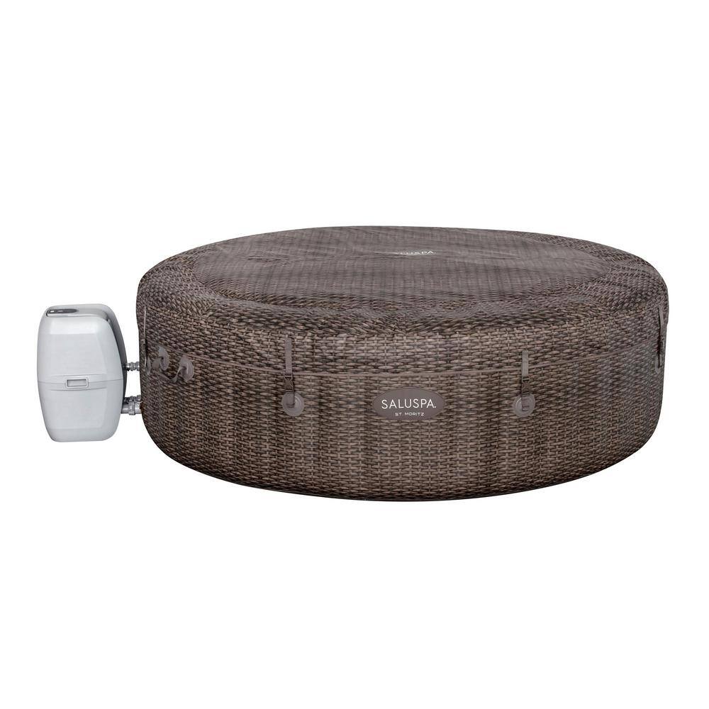 Bestway SaluSpa St Moritz 7-Person Hot Tub and PureSpa Inflatable Removable Seat