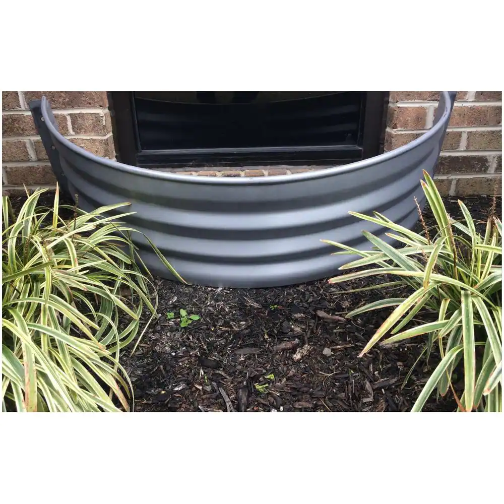 Vestal Manufacturing Vestal 20 in. x 12 in. Galvanized Metal Round Vent Well