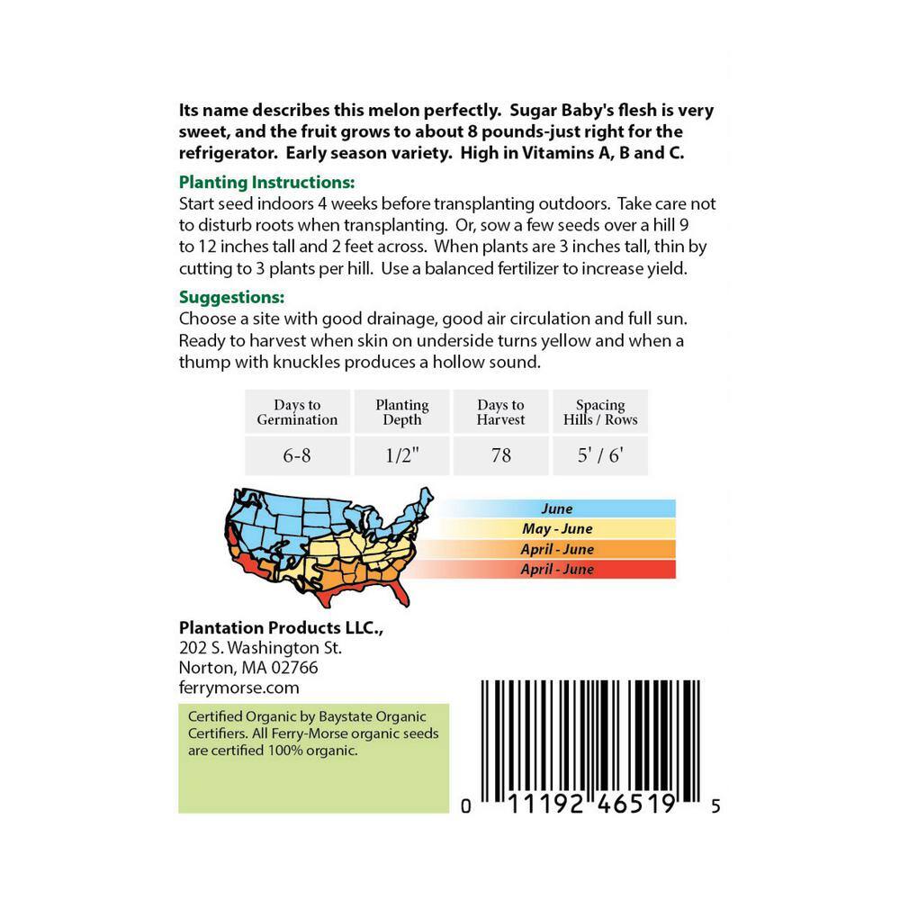 Ferry-Morse Watermelon Sugar Baby Seeds