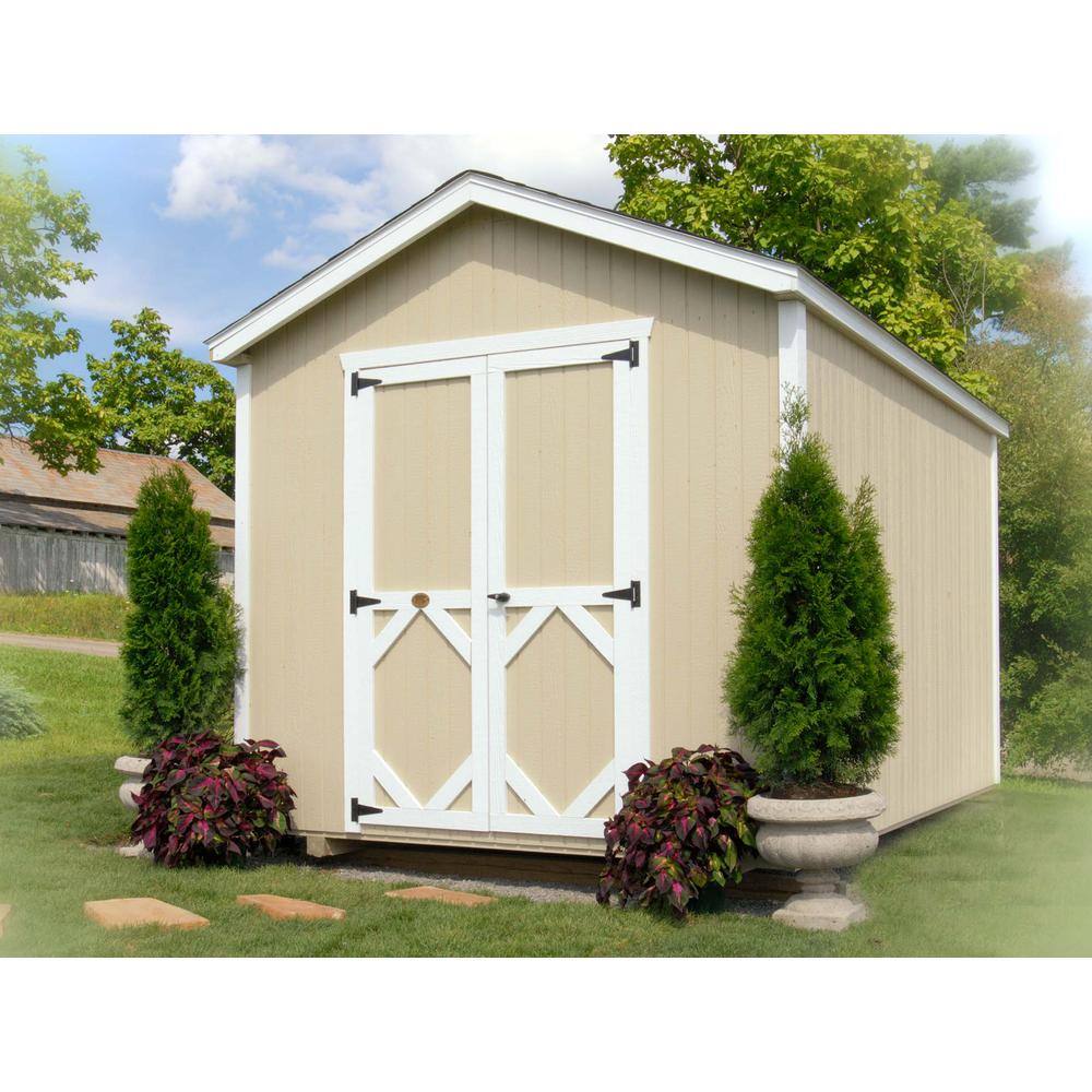 LITTLE COTTAGE CO. Classic Gable 10 ft. W x 20 ft. D Wood Shed Precut Kit without Floor (200 sq. ft.)