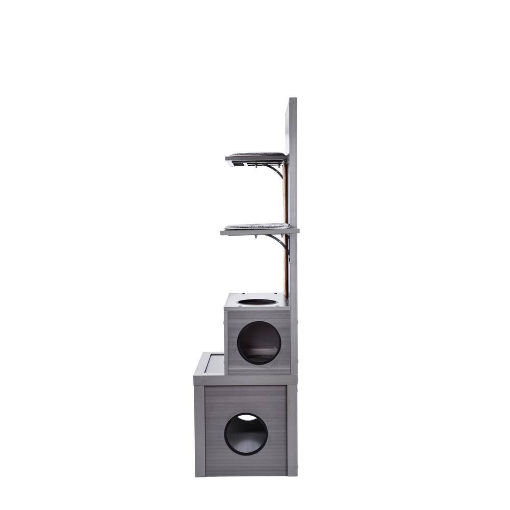 New Age Pet ecoFlex Grey Kitty Klimber Cat Tree