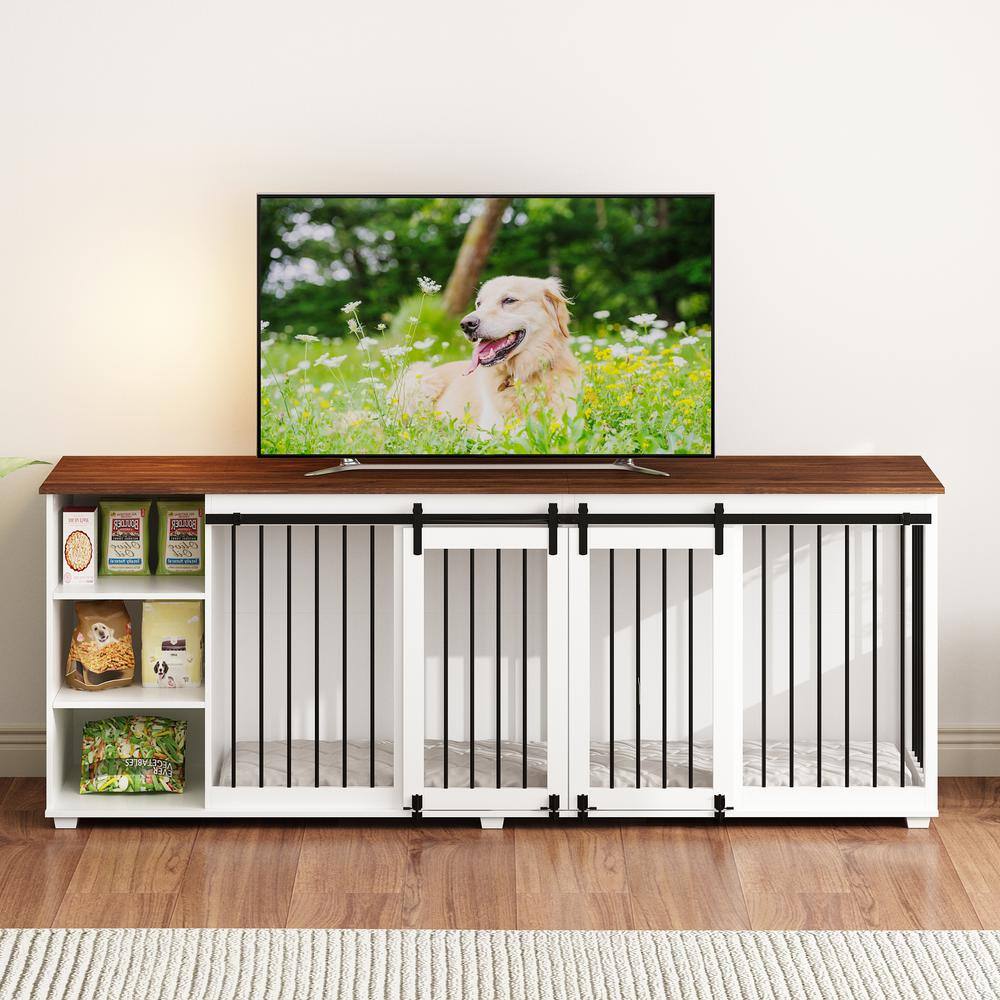 WIAWG Large Dog Crate Furniture, 86.6